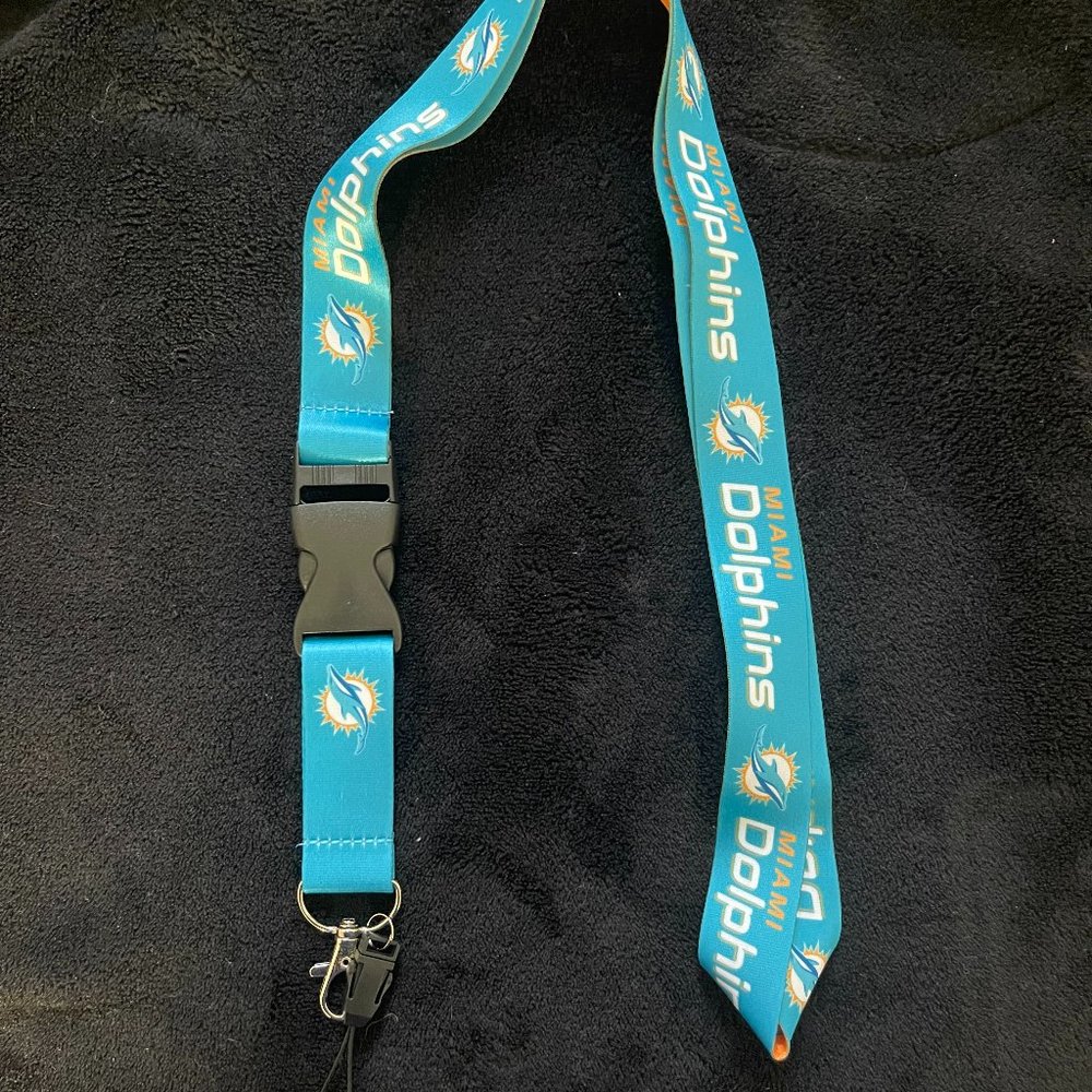 Dolphins Reversible Lanyard